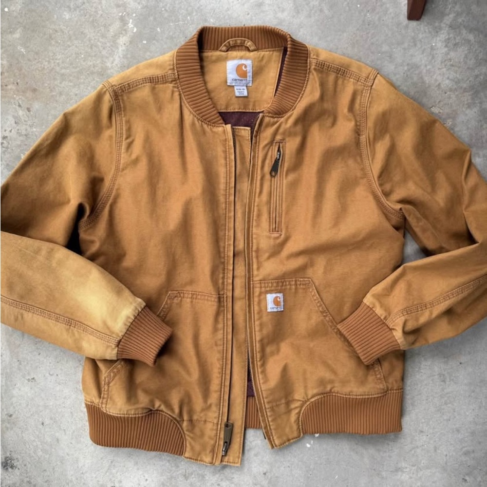 Carhartt Tan Bomber Jacket